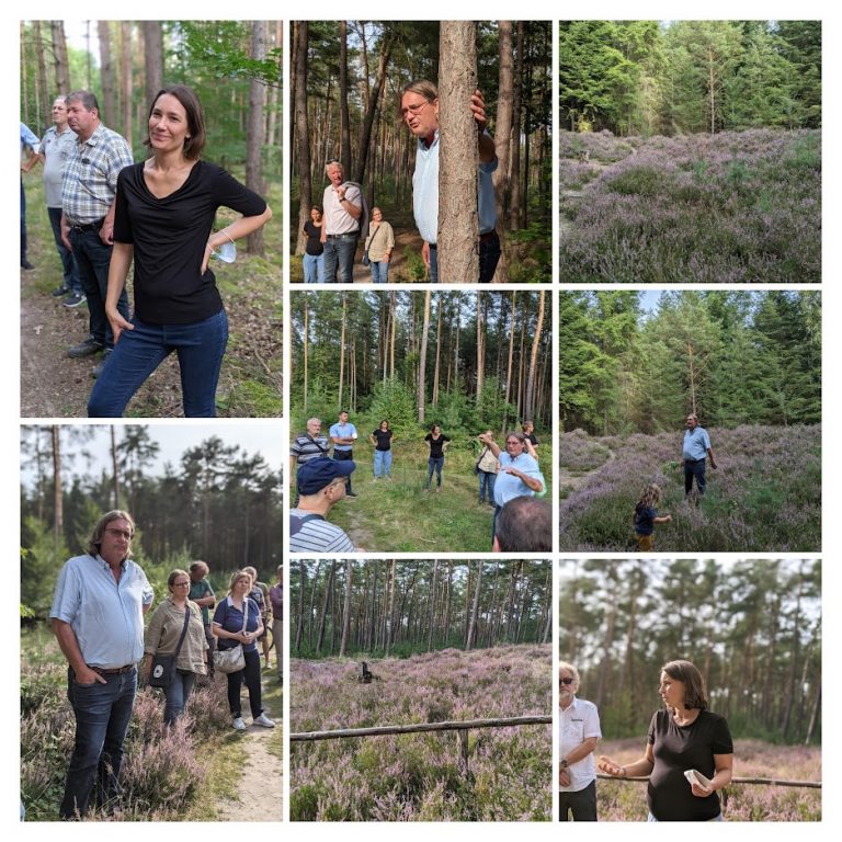 Waldbegehung mit Anne Spiegel und Hannah Heller